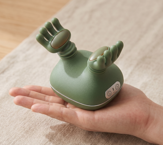 LumiHands｜芯からほぐす。手のひらサイズの本格温感指圧。
