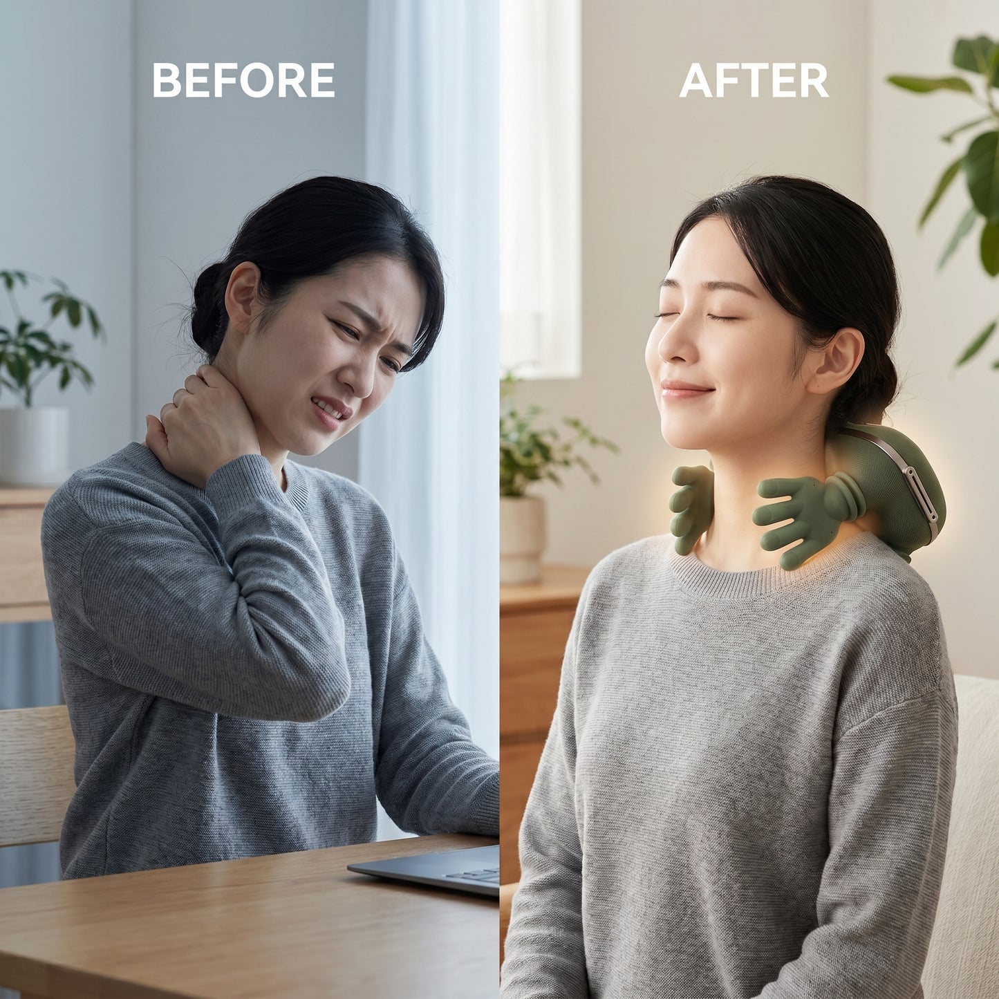 LumiHands｜芯からほぐす。手のひらサイズの本格温感指圧。